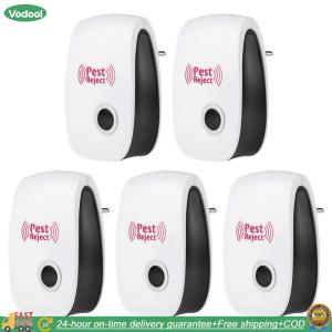 【24 hours Flash Delivery】5 แพ็ค retrasonic pest & mass mest repeller สำหรับ Roach Rodent หนูหนูแมลงยุงหนูขับไล่สัตว์ฟันแทะสำหรับครัวบ้าน