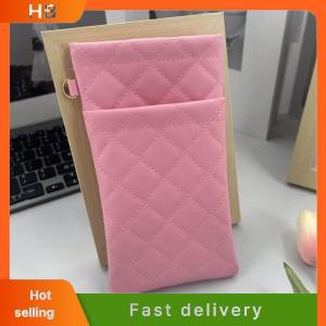 HB Double-layer Eyeglasses Pouch PU Leather Sunglasses Bag Waterproof High-end Glasses Bag Portable Sunglasses Case