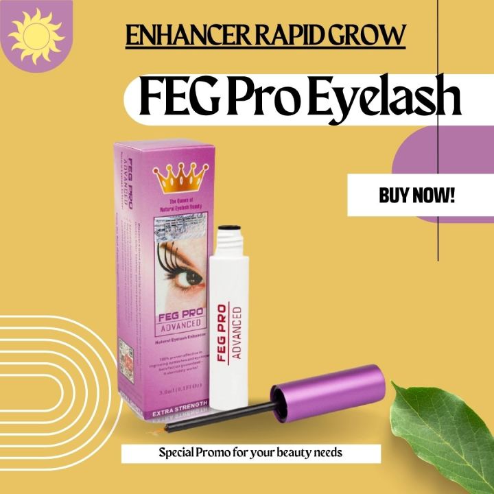Original FEG Pro Advanced Growth Lash Serum Eyelash Enhancer Lazada PH