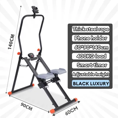 Climbing Machine Staircase Machine Stepper Cardio foldable Home aerobic fitness equipment Smart timer Bold steel rope