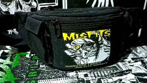 TAS WAISBAG BAND PUNKTAS PINGGANG BAND PUNK BAHAN KANVAS TEBALTAS PINGGANG 3 IN 1TAS SLEMPANGTAS PRIATAS TRAVELLING