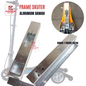 Frame Kotak Bawah Almunium Skuter Anak Otoped Pedal Injak HP RMB