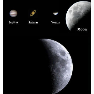 (3 Days Delivery+Installation Video) Venas Professional Utral HD Refractor Astronomical Telescope Zooming Outdoor Space Monocular Telescope Astronomical Space Observation for Moon Jupiter Star Saturn Beginners Kids Gift See F70060