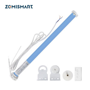 Zemismart Matter Wifi Roller Shade Electric Motor for 38mm Pipe Home Alexa Google Smartthings App ControlIntelligent Tubular Roller Shutter AC220V MotorSiriAlexaGoogle Voice ControlMatter Smart Blinds Motor Homekit Control