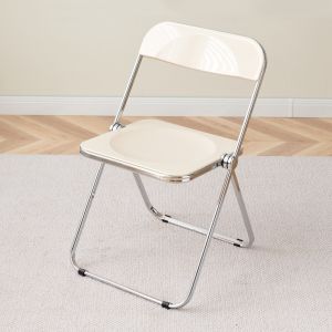 DIODIY Nordic Minimalist Folding Chair Coffee Chair Bedroom Home Office Study Chair Dining Chair Computer Foldable Chair