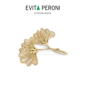 EVITA PERONI | "Natural Poetry" Series Ginkgo Leaf Brooch | Female Brooch | High Quality Brooch