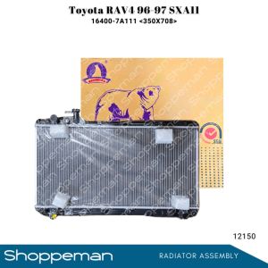 12150 TOYOTA RAV4 RAV-4 1996-1997 SXA11 RADIATOR ASSEMBLY M/T 350x708x26mm PA26 1ROW 16400-7A111