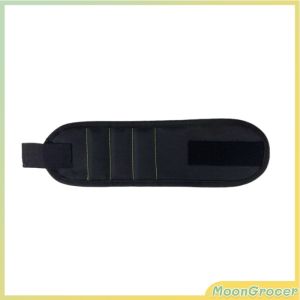 M.G.【Ready in Stock】 Magnetic Wristband Holding Tools Bracer For Holding ScrewsNailsDrill BitsSmall Tools