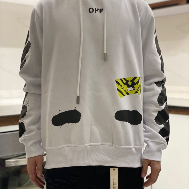 Off white deals heavy hoodie