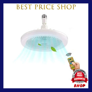 BestPriceShop Kipas angin gantung plafon Lampu Kipas Angin Remote CHRONO