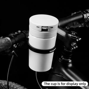ROCKBROS Bicycle Bottle Holder Aluminum Alloy Lightweight Cycling Water Bottle Cup Cage Waterproof Dustproof MTB Road Bike Handlebar Mount Bike Accessories