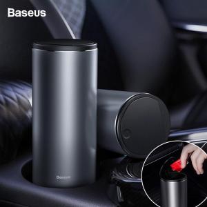 BASEUS Universal ถังขยะในรถสามารถ Mini Auto Dust Organizer ภายในรถถุงขยะถังขยะกล่องเก็บของอัตโนมัติอุปกรณ์เสริม