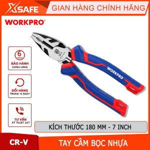 Kìm điện bằng thép CR-V 7 inch 180mm Workpro - WP231025