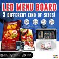 KGS LED Menu lightbox Table Stand for Milktea Shops, Restaurant, Cafe's, Trade Shows, Retails Stores. 