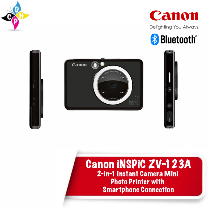Canon iNSPiC [S] ZV-123A 2-in-1 Instant Camera Mini Photo Printer