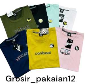 2 PCS 40RIBU KAOS DISTRO PRIA DAN WANITA BAHAN  SEMI KATUN 24S KAOS DISTRO PRIA MOTIF KREN