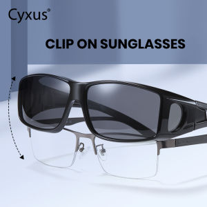 Cyxus Polarized Wraparound Sunglasses UV Protection Fit Over Light Glasses For Women Men Anti Glare Filter Impact resistant PC Frame  Myopia Presbyopia Sports Cycling Use 1304