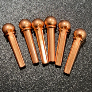 หมุดกีต้าร์ เหล็ก หมุดกีต้าร์โปร่ง guitar pin 6 ชิ้น
