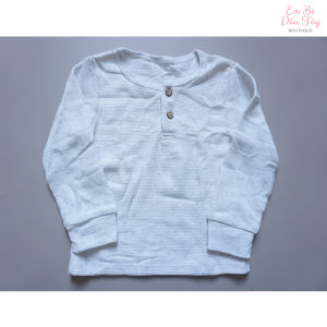 Áo thu đông bé trai VNXK Áo dài tay chất tổ ong trẻ em xuất dư xịn Áo len tổ ong bé mẫu giáo 1-5 tuổi