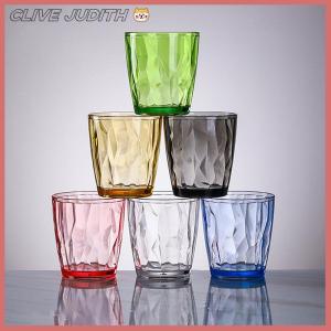 CISWGE Acrylic Drinking Glasses Shatterproof Water Tumblers Unbreakable Reusable Beer Champagne Cup Dishwasher Safe For Party