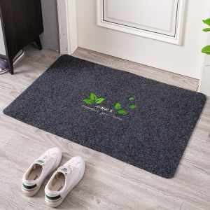 เช็ดเท้า Q House DM1 พรมกันลื่นดี พรมตกแต่งบ้าน พื้นซับและน้ำ