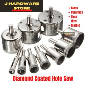 Diamond Coated Hole saw Drill Bit for Glass Ceramics Floor Tiles Marble Hole Opener Power Tool