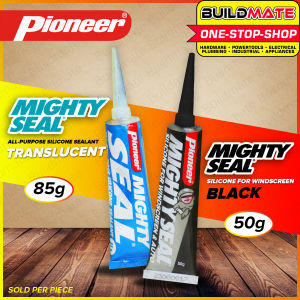 PIONEER Migthy Seal 85G Translucent | 50G WindScreen [SOLD PER PIECE] All Purpose Silicone Sealant & Ideal & Silicone For Windscreen & Auto Window Sealant Bathroom Sealant Tile Sealant Sink Sealant 1MNT9449 | 1MSW115 100% ORIGINAL / AUTHENTIC •BUILDMATE•