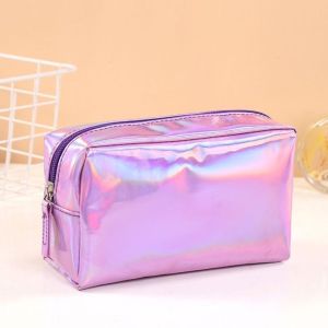 Large Capacity Waterproof Laser Cosmetic Bag Portable Travel Makeup Pouch Toiletry Makeup Gift