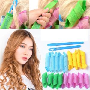 ● Hair Curler ● 18Pcs Magic Hair Curlers Set - 18Pcs Hair Curlers Rollers + 2Pcs Leverag Hooks