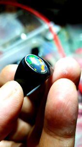 kalimaya kristal glas asli banten ring tanduk