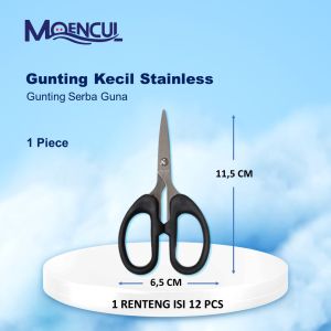 Gunting Stainless Tajam Kecil Sedang Besar / Gunting Kertas / Gunting Potong Serba Guna / Moencul
