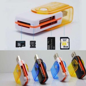 Card Reader Accessories 4 In 1 For TF/SD/M2/MS Smart Card Reader USB2.0 Computer