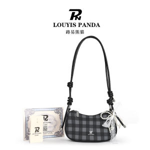 [BISA COD] 3114 Tas Louyis Panda Free Paper Bag + Certificate + Tag Label + Gantungan Tas Selempang Wanita