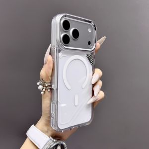 Casing for iPhone 18 Pro Max Case / 17 16 15 14 13 Pro Max iPhone 11 12 Clear Case Fit for Magsafe Military Grade Drop Protection Slim Magnetic Phone Cases Shockproof Bumpe