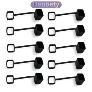Heabety 5 10 pcs cà phê Syrup bơm tip cap bao gồm pourer cap Syrup bao gồm mũ Silicone phù hợp cho xi-rô bơm đổ Dispenser