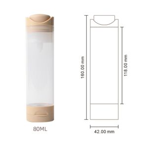 K9SEQ Leakproof Vacuum Travel Bottles 50/80ml Portable Cosmetic Liquid Dispenser Airless Pump Dispenser Cosmetic