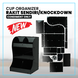 Rak Kopi Sachet Akrilik Condiment Only