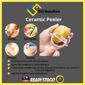 Peeler Knife Potato Peeler Carrot Peeler Fruits Peeler Vegetable Peeler Ceramic Peeler Pisau Kupas