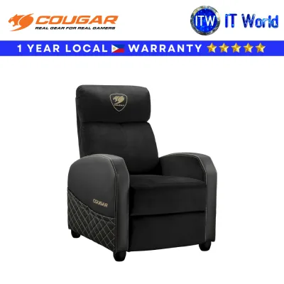 Cougar Gaming Sofa Ranger Elite Steel Frame and Premium Components/PVC Leather (Black/Gold) | itw