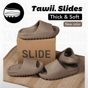 Clearance Sale Yez Slides Brown Slippers For Woman And Man Sale Beach Slippers Thick Slides Indoor