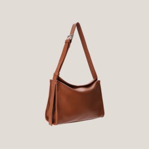 2025 NEW ARRIVALS plain leather minimalist stylish crossbody and shoulder adjustable bag