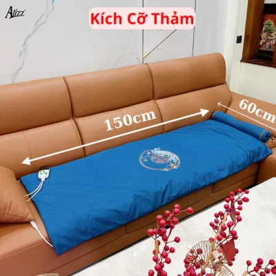 Thảm Ngải Cứu đông Y Nội địa Trung (không kèm gối) AL1438. Hỗ trợ giảm đau lưng mỏi vai gáy đau thần kinh tọa.