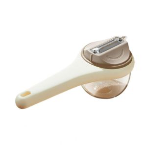 LINSBAYWU Splash-proof Storage Type Vegetable Peeler Efficient Ergonomic Swivel Peeler Kitchen Gadgets Hanging Fruit Peeler Tools Fruit Prep