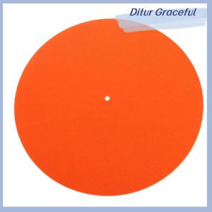Ditur 1PC Slip Mat Felt Turntable Platter Mat For LP Vinyl Record Audio Replacement DIY Accessories Audiophile Thick Turntable Mat