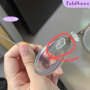 Joldhans 5Pairs Eyeglasses Push In Silicone Air Chamber Nose Pad Super Soft Silicone Nose Pads For Optical Eyewear