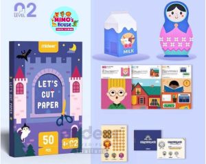 TRÒ CHƠI CẮT DÁN THỦ CÔNG – LET’S CUT PAPER - MIDEER