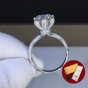 Diamcity (Free Gra Certificate) Cincin Berlian Mozzarella 2 Karat Untuk Wanita