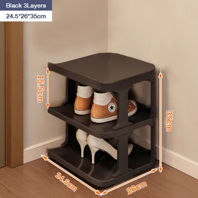 DAILYGO 2-10 Layers DIY Shoe Rack Organizer Bedroom Stackable Shoe Storage Organizer Shelf Shoe Cabinet ﻿Shoe Organisers