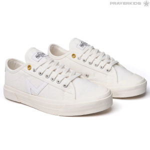Sepatu Prayerkids Kecot 02 OX All White Sepatu Sneakers Pria Wanita