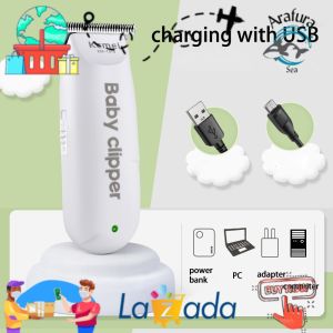 ARAFURA - Kemei Alat Cukur Rambut Bayi Elektrik Baby Clipper Shaver - KM-1319